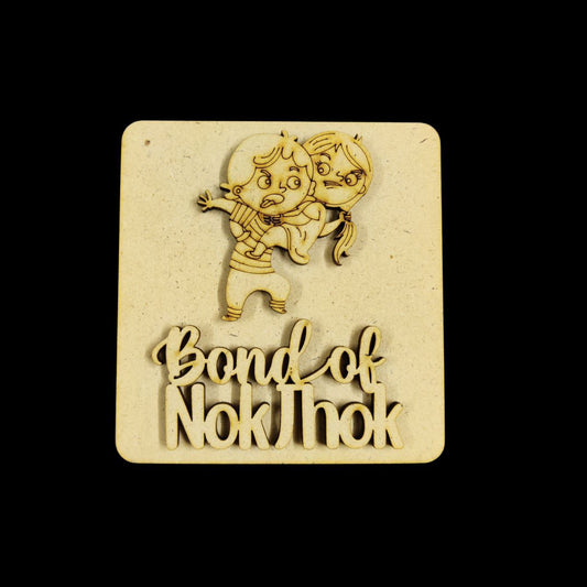 Thread of love - Rakhi (Fridge magnet base MDF)