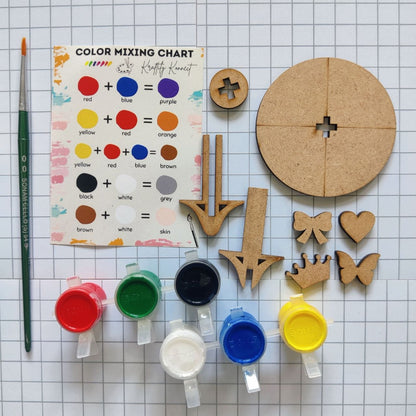 Bow Crown Heart Butterfly - DIY Spinner Kit (MDF)