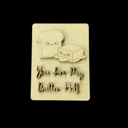Minimalist Love - Personalised Couple Name Plate Rectangular (MDF Valentine's)