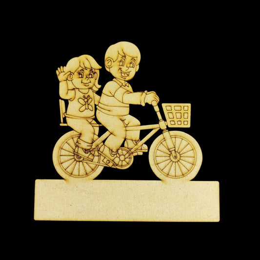 Bro-Sis Joy-Ride (Mini Fridge Magnet Name Board) Raksha Bandhan