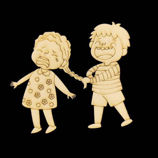 Bro-Sis Love (Premarked Embellishment MDF)2