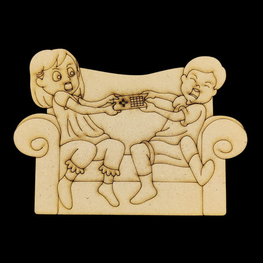 Bro-Sis Love (Premarked Embellishment MDF)5