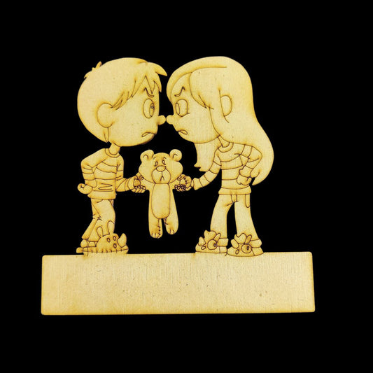 Bro-Sis Rivalry Love (Mini Fridge Magnet Name Board) Raksha Bandhan