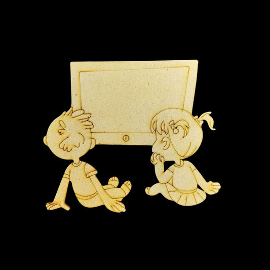 Bro-Sis TV-Time (MDF Premarked base) Raksha Bandhan