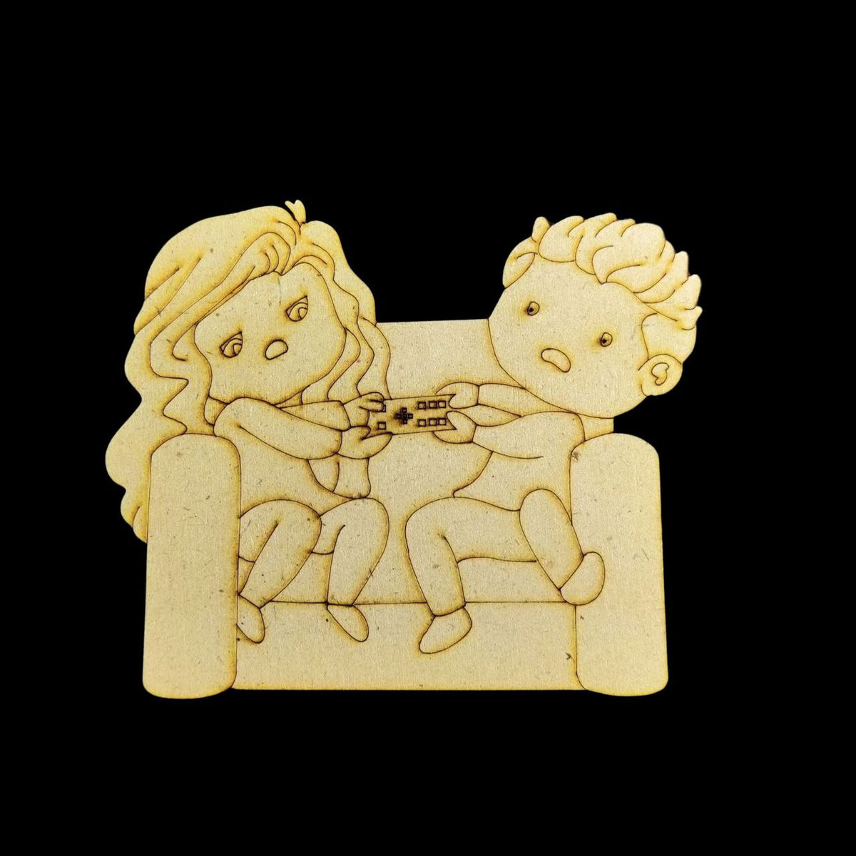 Bro-Sis War-Time (MDF Premarked base) Raksha Bandhan