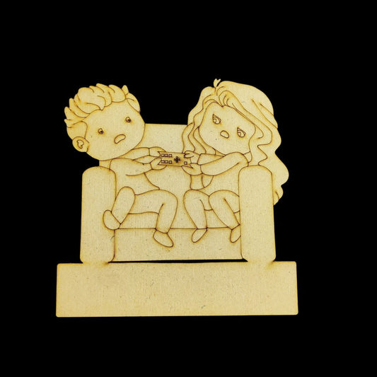 Bro-Sis War-Time (Mini Fridge Magnet Name Board) Raksha Bandhan