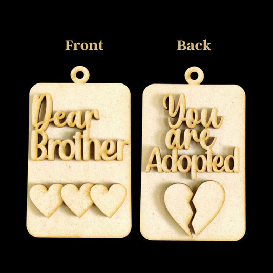 Brother Sister -Front back (MDF Keychain base - Raksha Bandhan)4