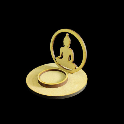 Buddha - Shadow Tealight Holder (Festive MDF) Diwali