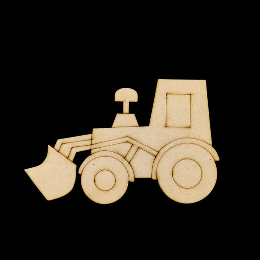 BullDozer Truck ( MDF Premarked painting base )