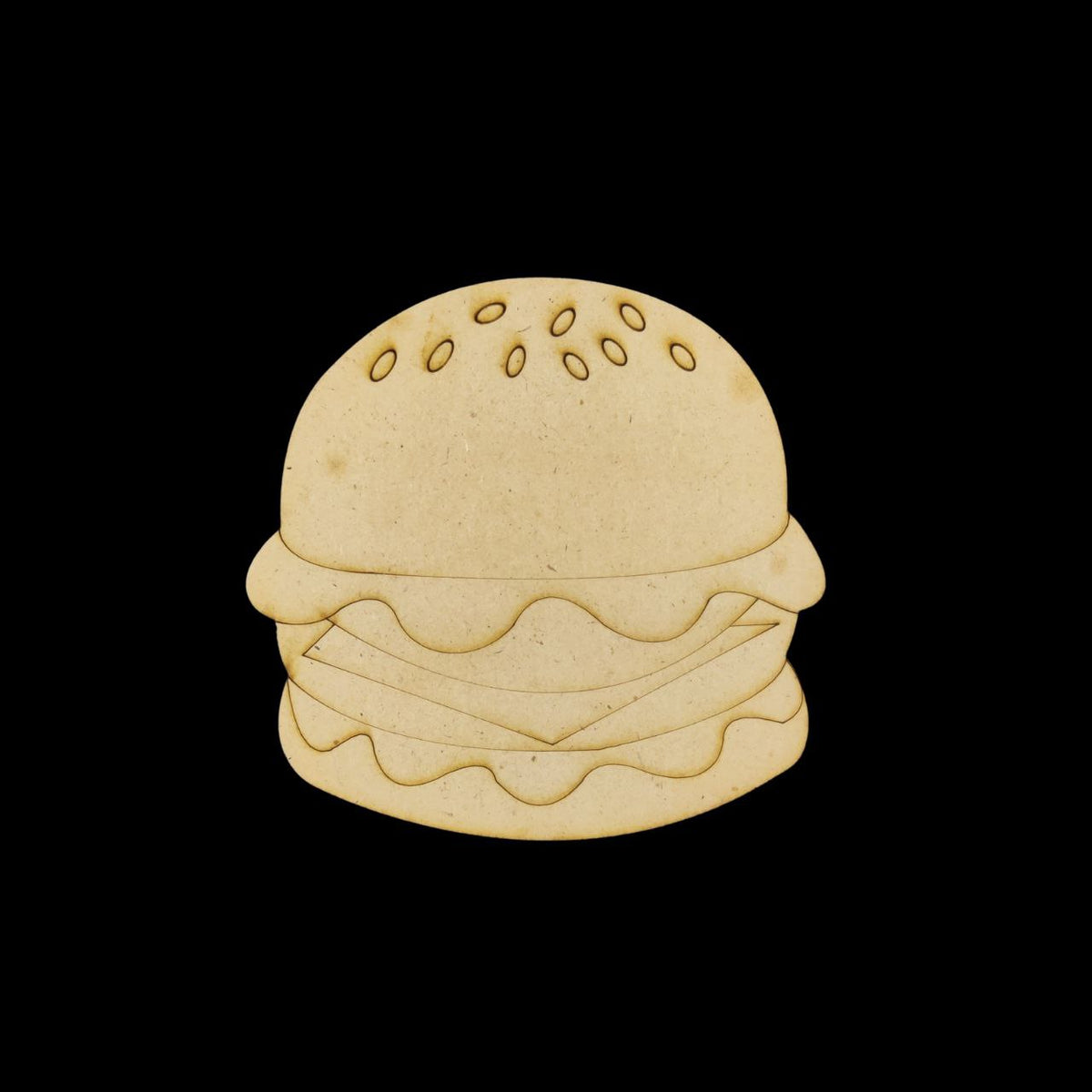 Burger (Premarked Painting Base) MDF