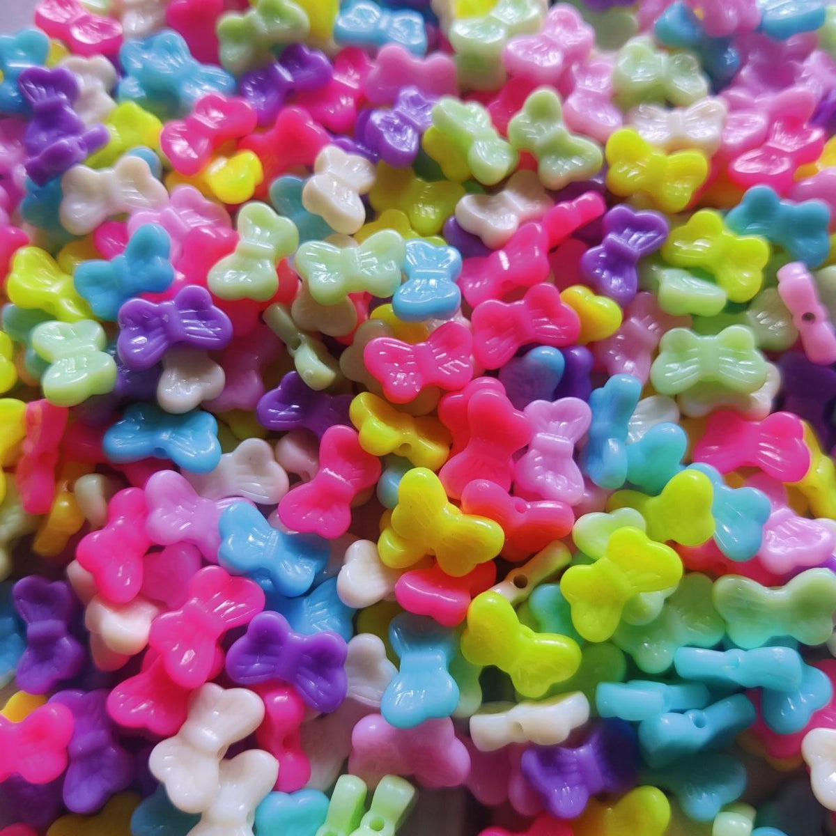 Butterflies - Colourful Plastic Beads