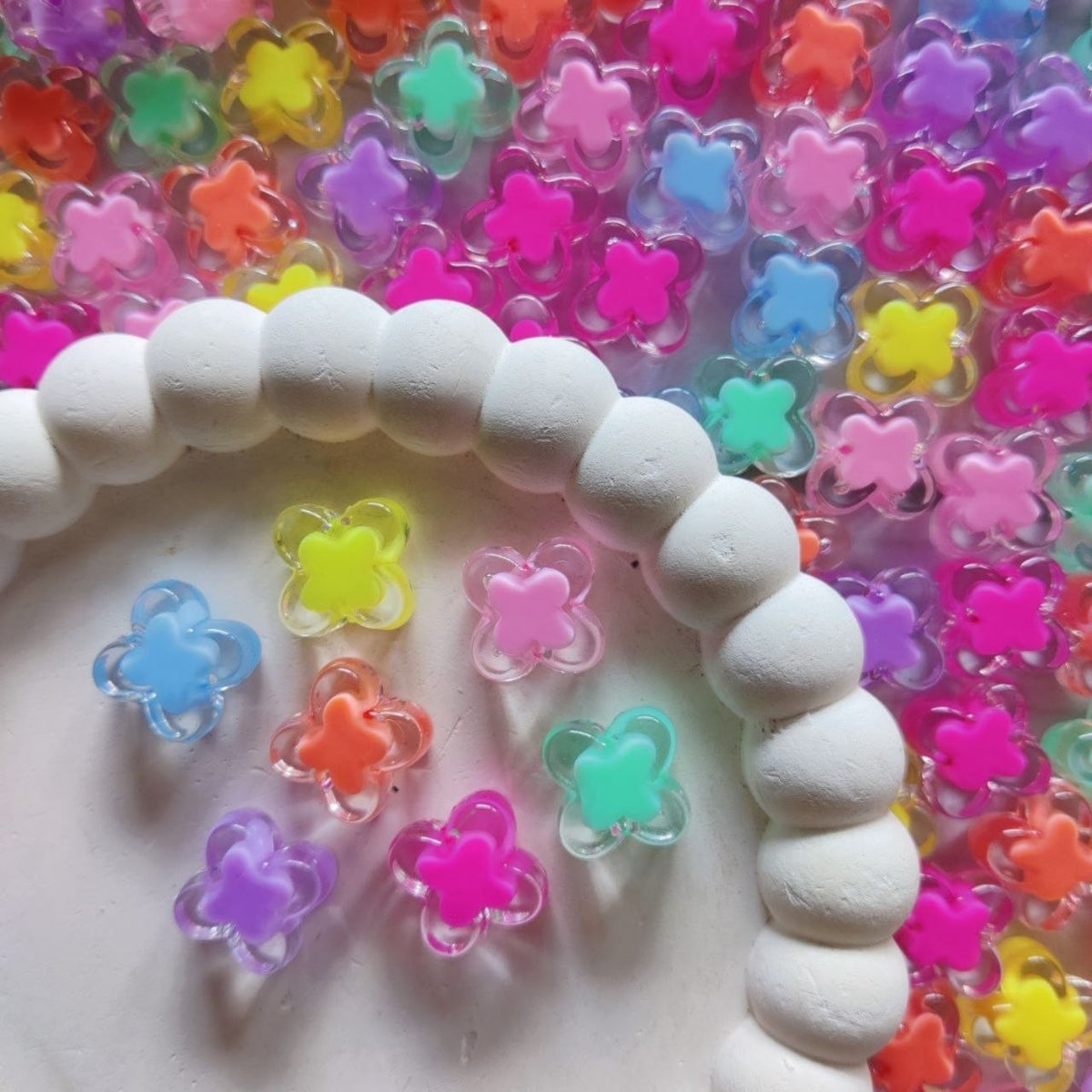 Butterfly - Colourful Plastic Beads