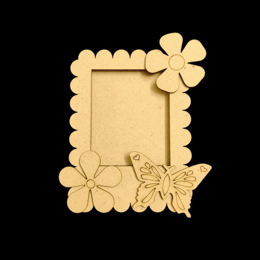 Butterfly - (Mini Fridge Magnet Photo Frame / Wall Photo Frame ( MDF )