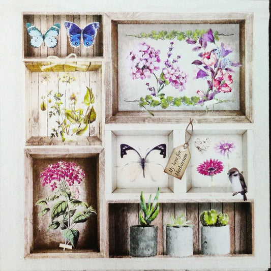 Butterfly Shelf ( German Napkins Tissues )