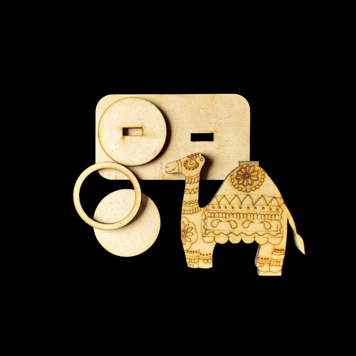 Camel Traditional Desi - MDF Tealight Stand (Diwali Festive Collection)