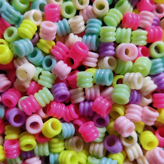 Candy Tubes - Colourful Plastic Beads
