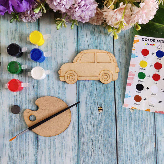 Car (Fridge Magnet DIY kit) MDF