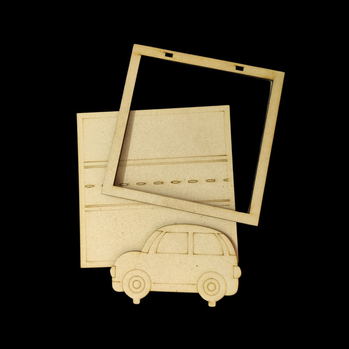 Car Highway (MDF Trinket | Catchall Tray) DIY Kids Collection