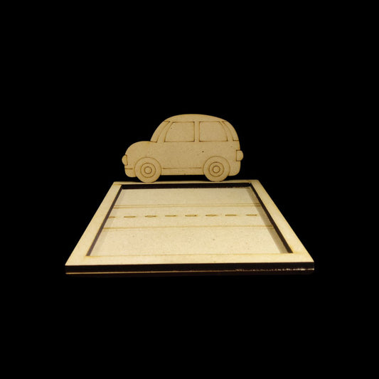 Car Highway (MDF Trinket | Catchall Tray) DIY Kids Collection