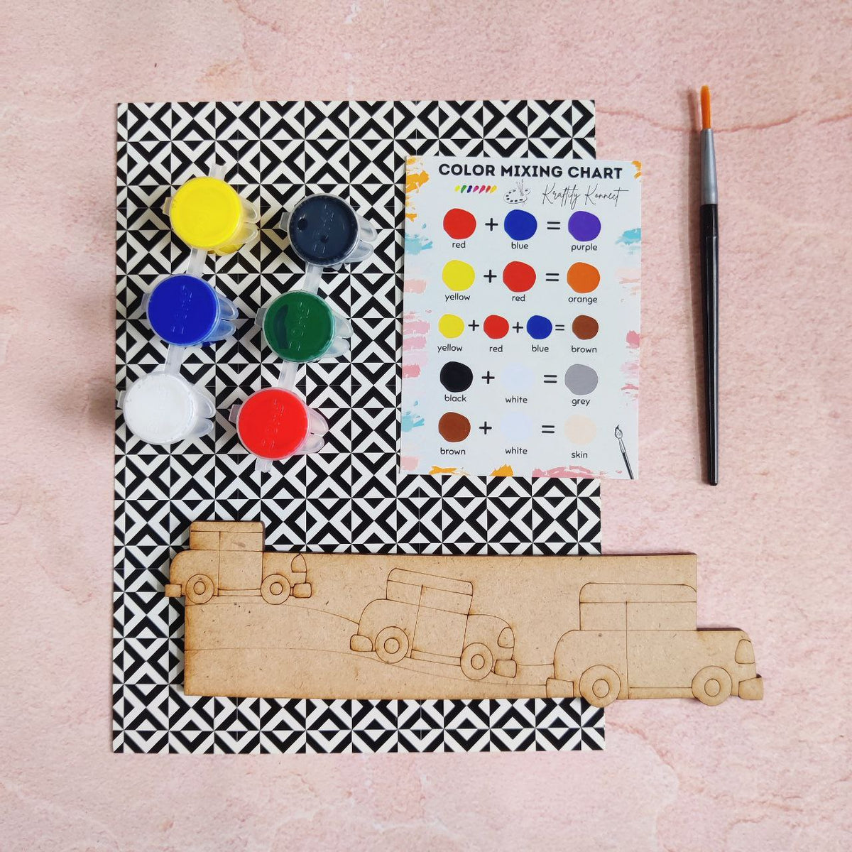 Cars (DIY Bookmark Kit - MDF)