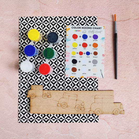 Cars (DIY Bookmark Kit - MDF)