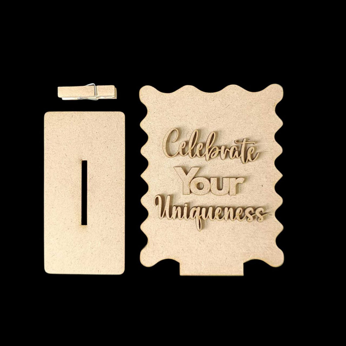 Wild Periwinkles - Earring Base (MDF)
