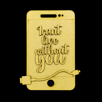 Love Puns - Cellphone ( Fridge Magnet Base - Valentine's Collections )