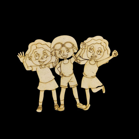 Challenge-Us mates (MDF Premarked Base) Friendship Day