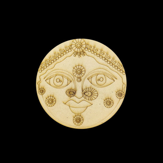 Cheriyal Mask - FolkArt (Premarked Embellishments MDF)