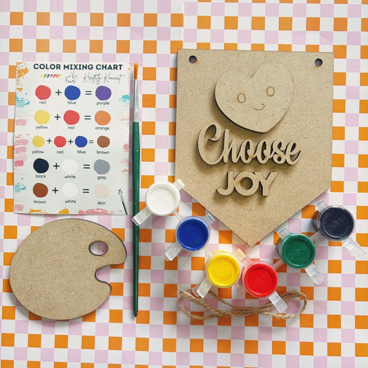 Choose Joy - Quotes Wall Hanging DIY Kit