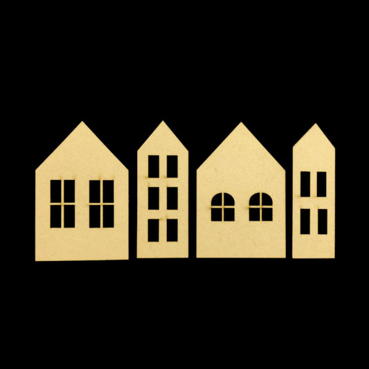Christmas Houses (Mix) ( MDF Christmas Collection )