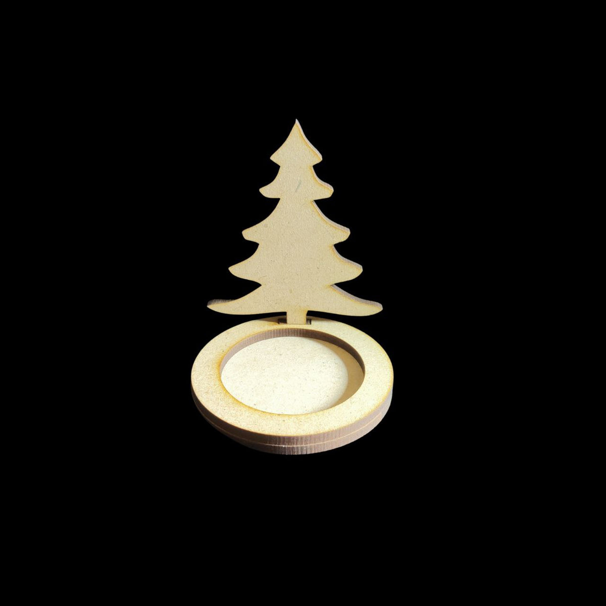Christmas Tree - Mini Tealight Holder (MDF)