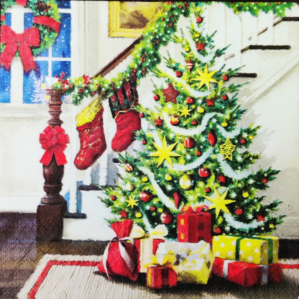 Christmas Tree  ( German Napkins Tissues )