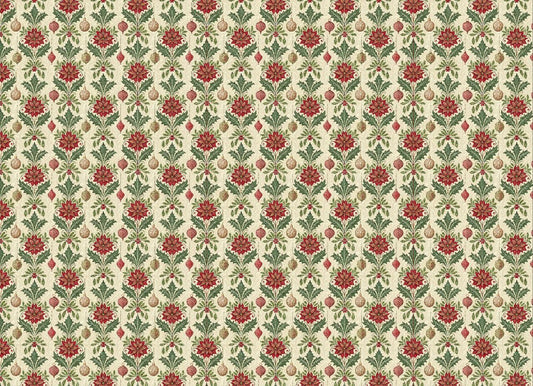Christmas Vibes - Xmas Napkin Print - Seamless (Instant Transfer Sheet) Horizontal