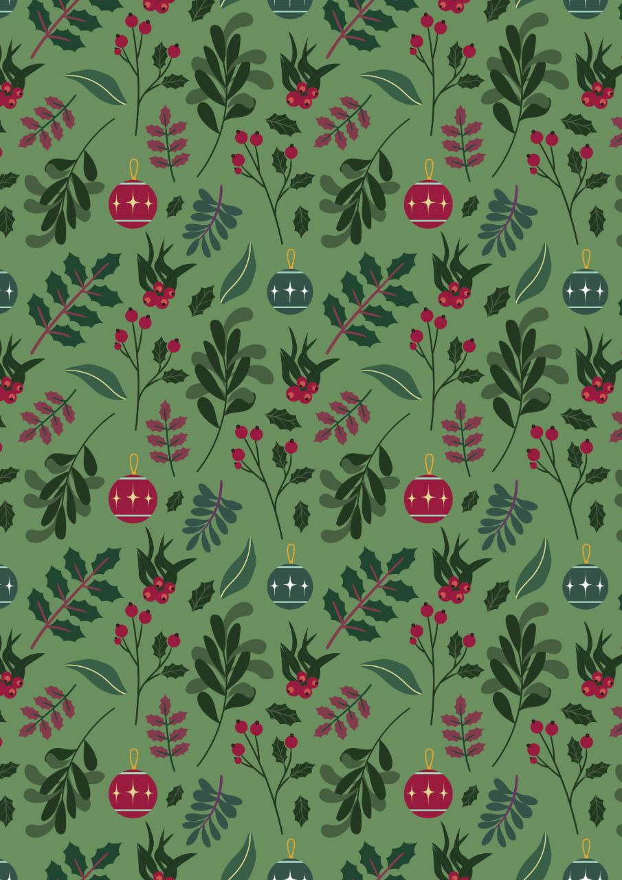 Berries n Baubles ( Christmas - Decoupage Paper )