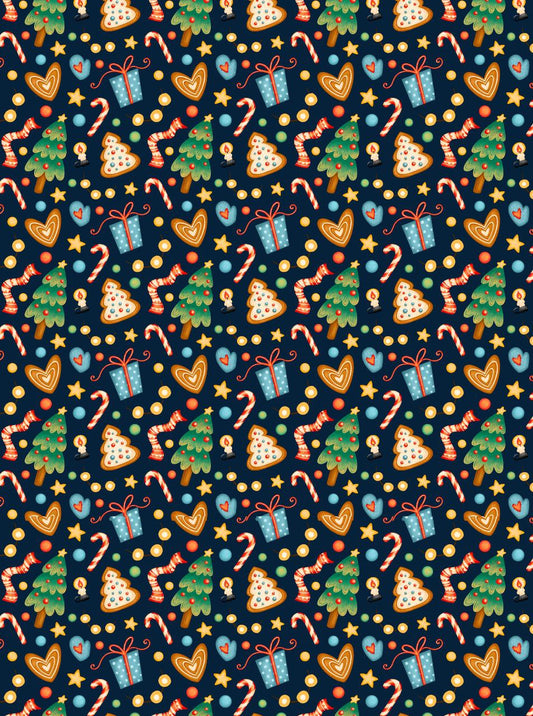 Christmas elements - Pattern ( Christmas - Decoupage Sheet )