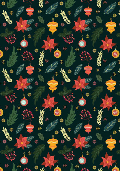 X-mas Tree - Seamless pattern ( Christmas - Decoupage Paper )