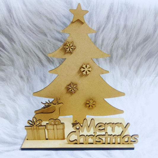 Christmas Tree Base with Embellishments