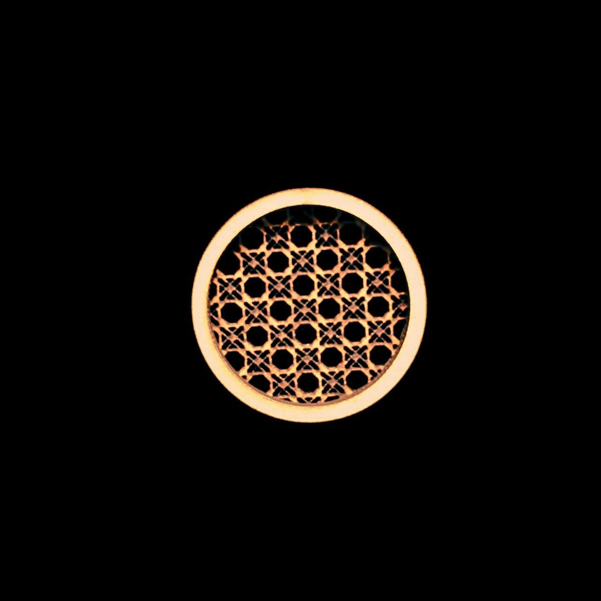 Circle Rattan Mesh Pattern - Traditional Rakhi (MDF Blank)