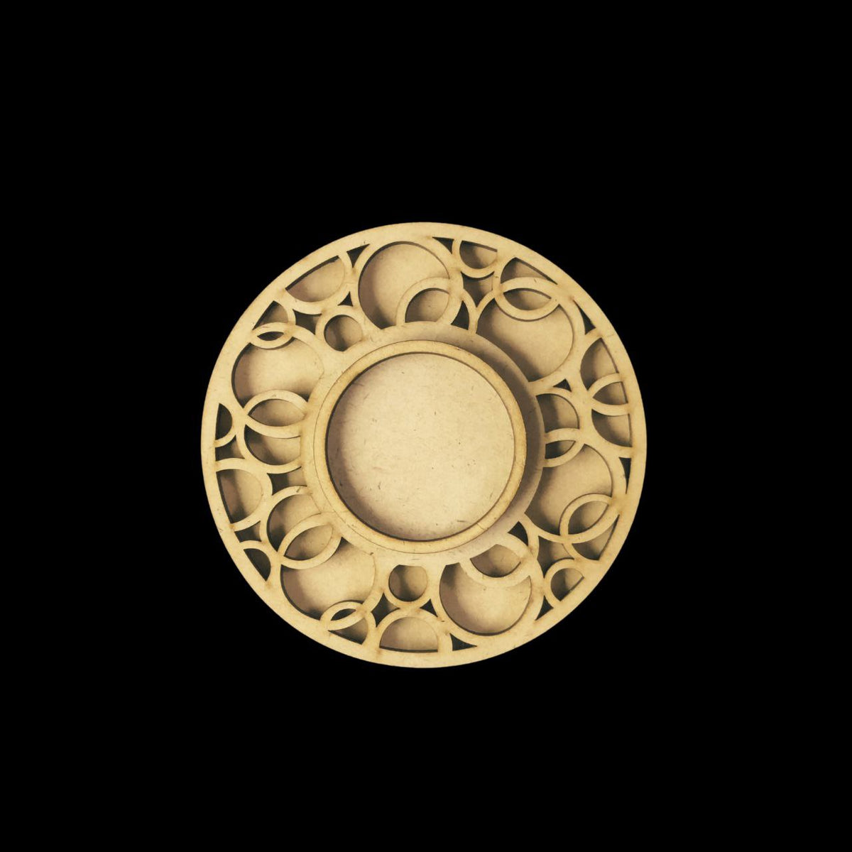 Circle Traffic - Cutwork Tealight holder (MDF) Diwali Festive Collection