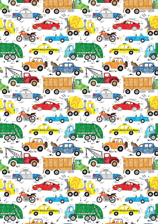 City Traffic 2 (Kids - Decoupage Papers )