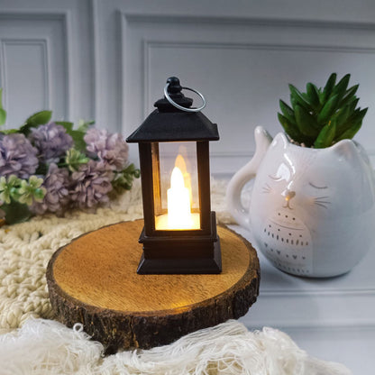 Classic Mini Lamp (Smokeless Mini Simulated Flame Flicker LED Lantern - Plastic)