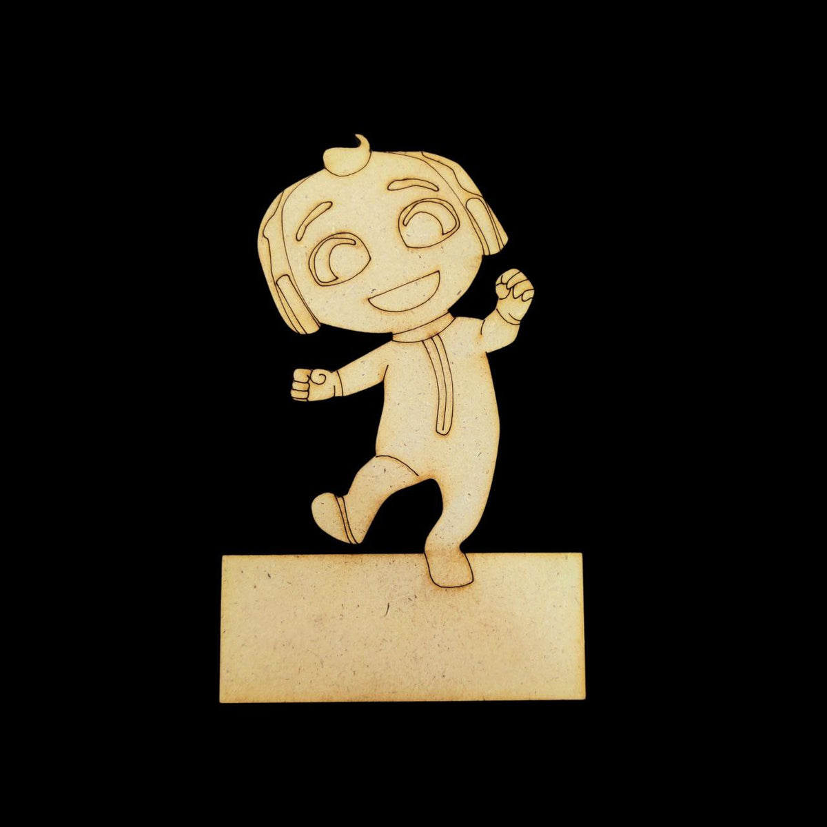 CocoMelon dancing (Mini Name Board - MDF) Personalised