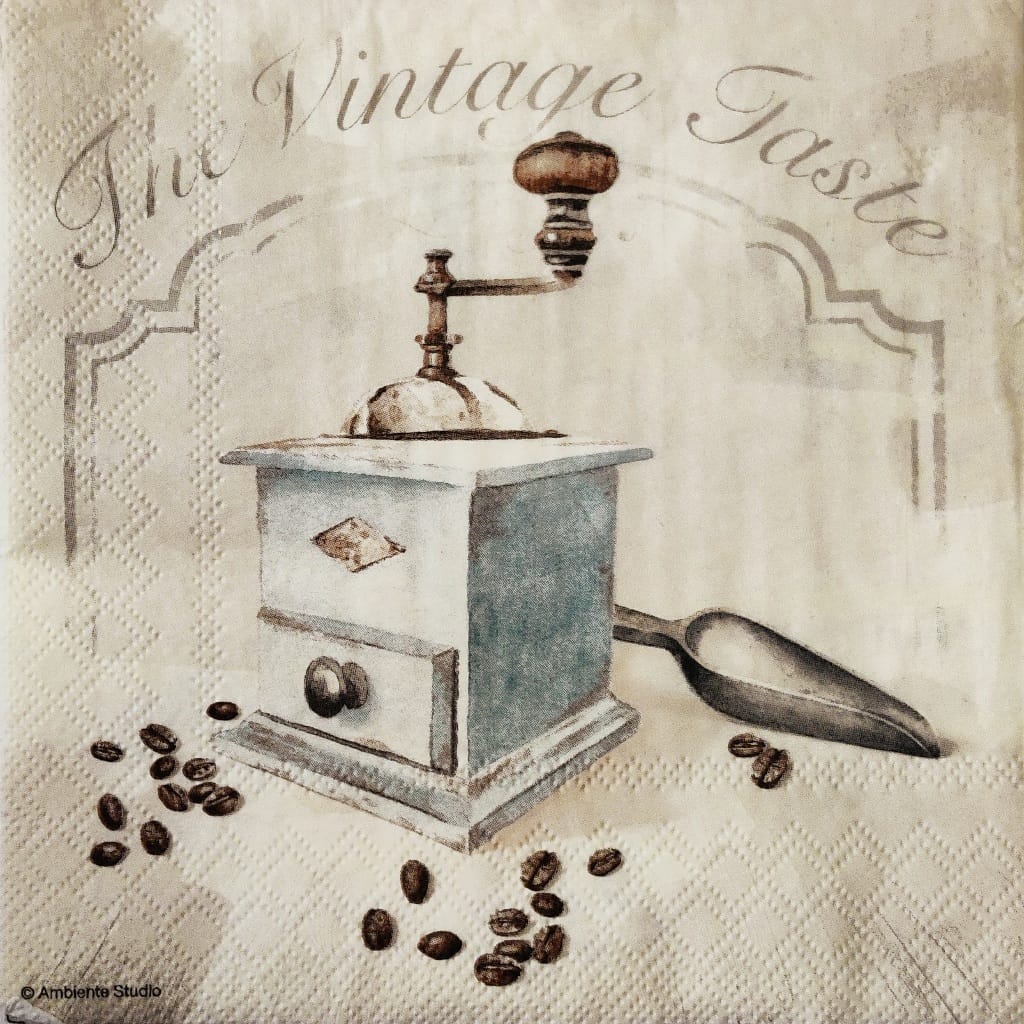 Coffee Beans (Vintage) ( German Napkins Tissues )