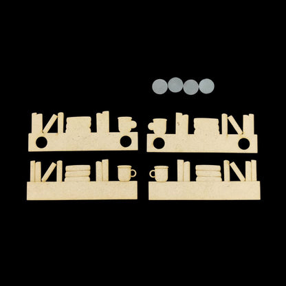 Coffee and Books - 2 in 1 MDF Base