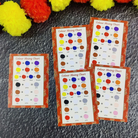 Colour Chart 1 (Pack of 10)