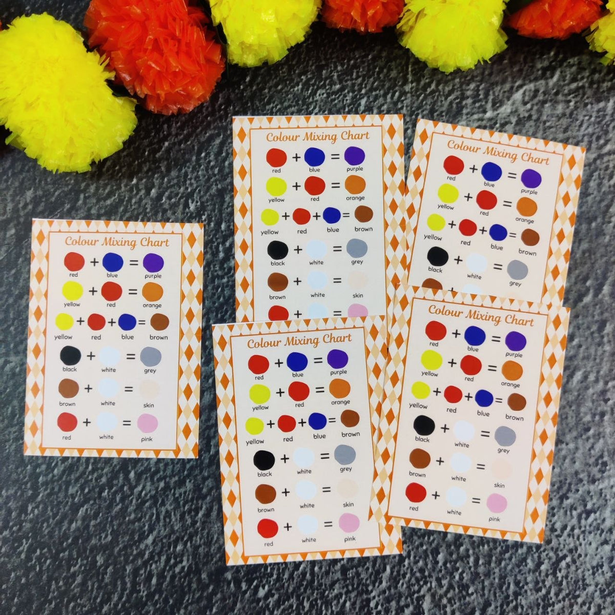 Colour Chart 2 (Pack of 10)