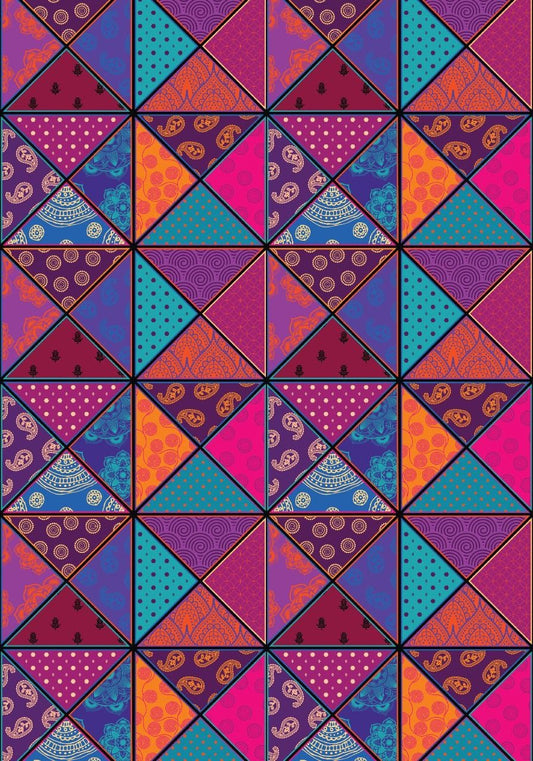 Colourful Tiles  ( Instant Transfer Sheets )