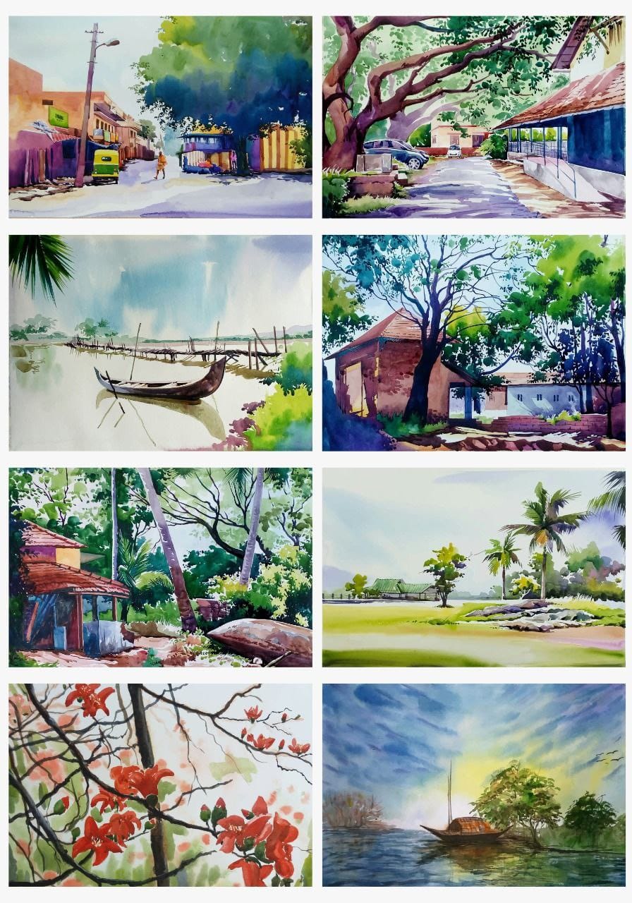 Country Side  ( Instant Transfer Sheets )
