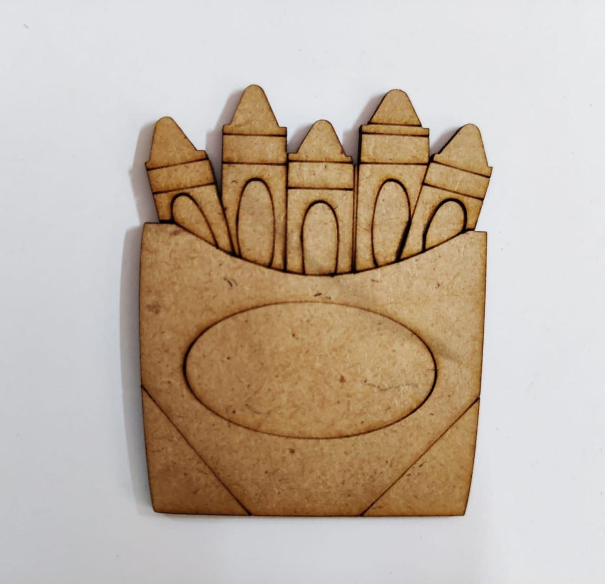 Crayons Box - Coloring Base ( MDF - Fridge Magnet Base )